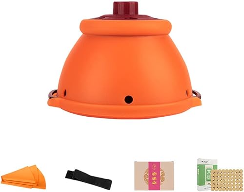 Chest Palace - Juego de moxibustión con temperatura ajustable, sin humo, funda de moxibustión 10 años de pureza 60:1, 54 rollos de palitos de moxa