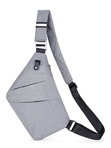 Umhängetasche Sling Bag Schultertasche Brusttasche Anti Diebstahl Tasche für Damen und Herren Cover