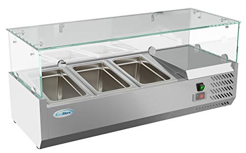 KoolMore SCDC-3P-SSL Commercial-Refrigerator, 40 Inch with Sneeze Guard, Silver by KoolMore - Image 2