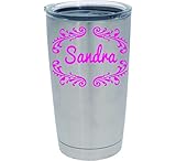 Custom Monogrammed Decal Tumbler | Yeti Decal with Design, Color, and Size Options (5