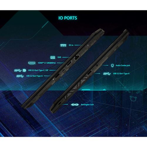 Cyborg 15 Gaming Laptop, 15.6" FHD 144Hz schermo, 13th Gen Intel Core i7-13620H, NVIDIA GeForce RTX 4050, 32GB DDR5 RAM, 1TB PCIe SSD, Webcam, Backlit KB, Wi-Fi 6, Windows 11 Home, Nero - Notebook - Immagine 8