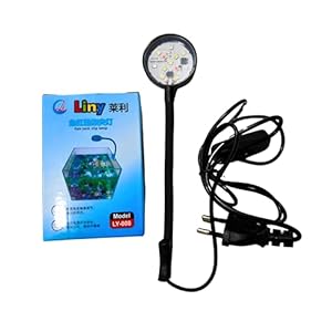 Jothi Aquatics LY-008 Aquarium LED Clip Lamp for Small Fish Tanks & Bowls