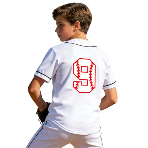 Image of Yuji Itadori Kids Baseball Birthday Shirt 7th 8th 9th 10th Year Old Toddler Boys Girls Shirts Birthday Clothes