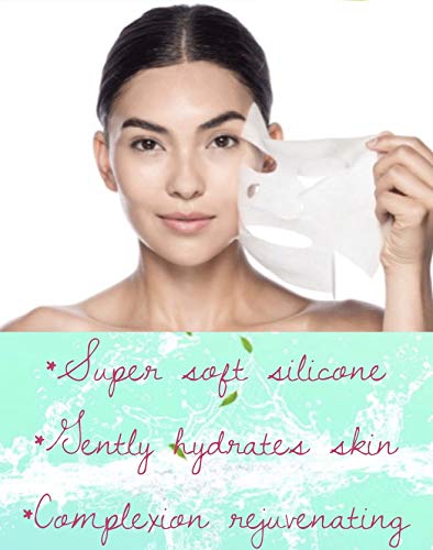 TWOBEAUTYBABES Silicone Reusable Anti-aging, Hydrating, Wrinkle-smoothing Face Mask
