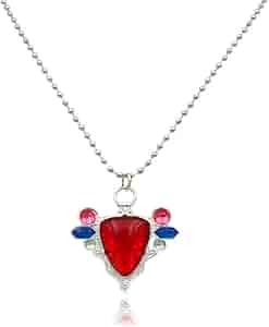 Amazon.com: Gaweco Jojo's Adventure Red Stone of Aja Necklace