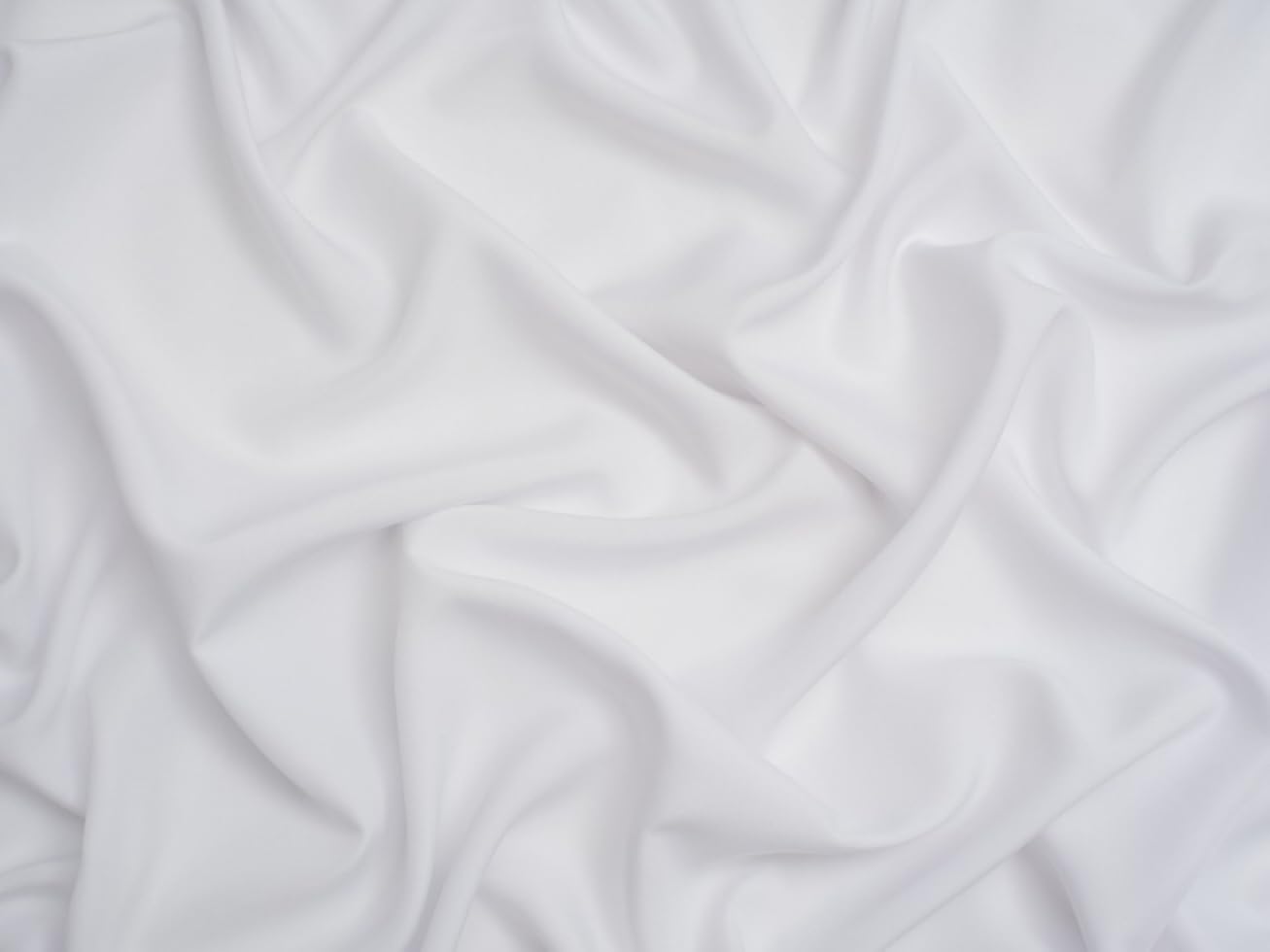 Minerva White Core Range Soft Touch Crepe Apparel & Dress Fabric - Lightweight & Suitable For Dressmaking - Approx Width: 110Cm / 44" - Sold Per Metre