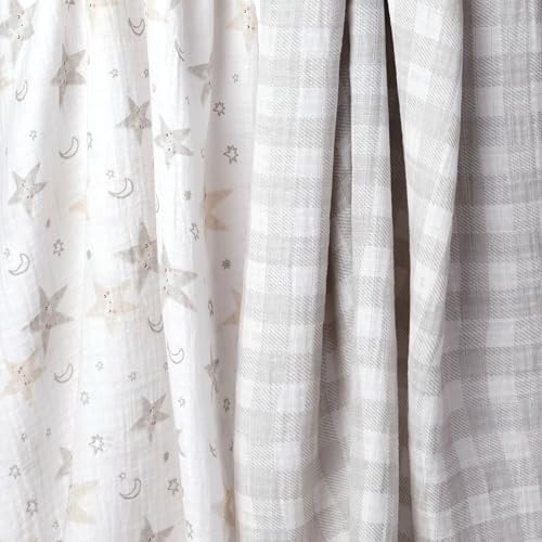 Gerber Baby Unisex 2-Pack Muslin Blanket, Celestial, One Size - image 6