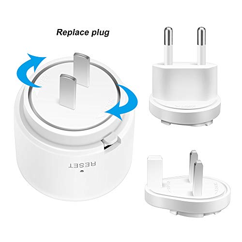 RuleaxAsi WIFI Detector de gás Detector de vazamento de gás combustível doméstico Detector de vazame