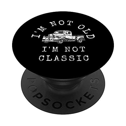 Retro Muscle Car Im Not Old Im Legendary Classic Birthday PopSockets PopGrip Intercambiabile