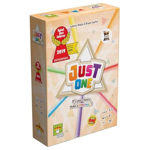 Asmodee Repos Production | Just One | Party Game | Ages 8+ | 3-7 Players | 20 Minute Playing Time