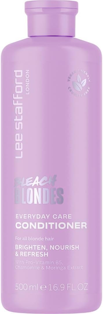 Daily Blonde Conditioner | Bleach Blondes Everyday Care - Best to Neutralize Yellow Tones, Brighten & Refresh for a Lighter Blonde, Hydrating for Dry, Damaged Colored Hair, 16.7 Fl Oz