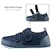 Imagen de Hsyooes Zapatos Diabéticos Mujer Zapatos Ortopédica Hombre Zapatillas de estar por casa Ensanchar Respirable Ajustable Artritis Edema Zapatos hinchados 46EU Azul-A