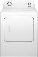 Amana NED4655EW 6.5 Cu. Ft. Front Load Electric Dryer with 11 Cycles - Easy Dial Controls, White