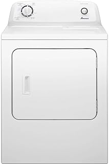 Amana NED4655EW 6.5 Cu. Ft. Front Load Electric Dryer with 11 Cycles - Easy Dial Controls, White