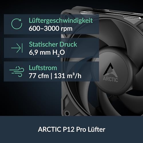 ARCTIC Liquid Freezer III Pro 360 - Wasserkühlung PC, AIO CPU Wasserkühler, 3x120 mm, 38 mm Radiator, PWM-Pumpe, VRM-Lüfter, AMD AM5/AM4, Intel LGA1851/1700 Contact Frame - Schwarz