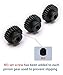 HOPLEX 48P Pinion Gear Set Hardened Metal 25T 27T 29T with Screwdriver for 3.175mm Shaft 1/10 RC Brushless Brush Motor