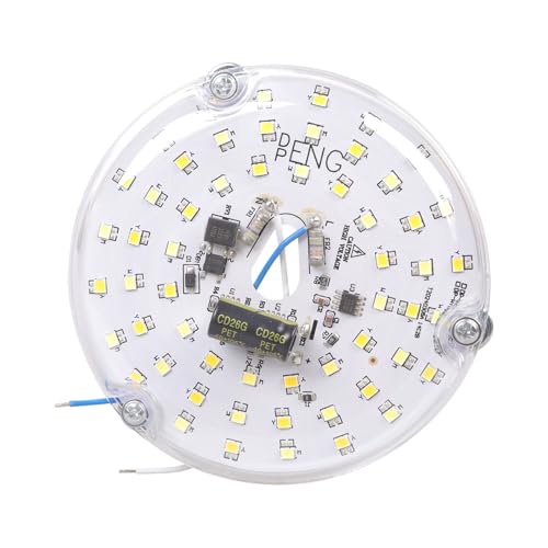 lazyfun Ventilador de techo de bajo consumo 15 W Triac 220 – 230 V con aluminio PC disipación de calor y atenuación moderna retro de techo bombilla