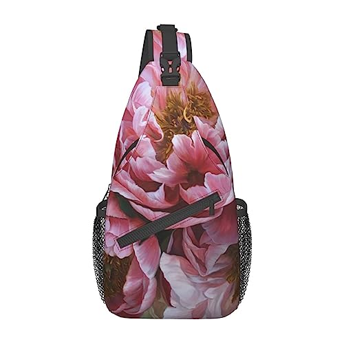 Sac à dos à bandoulière fleurs de pivoine pour exprimer votre style unique