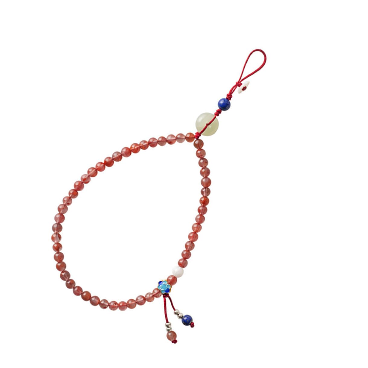 VILLCASE Cadena de Teléfono Móvil de Ágata del Sur con Correa para Lanyard para Smartphone Accesorio Práctico y Durable