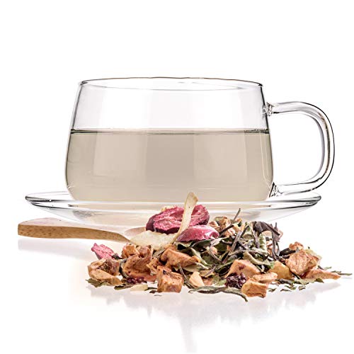 Tealyra - White Cloud Catcher - Fruity White Loose Leaf Tea Blend - Cherry - Cranberry - Antioxidants And Vitamines Rich - All Natural Ingredients - Low Caffeine - 112G (4-Ounce) #TOP2