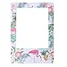 Produktbild Amosfun Tropische Themen-Fotoautomat Hawaiian Bilderrahmen Flamingo Foto Requisiten für Luau Party Supplies