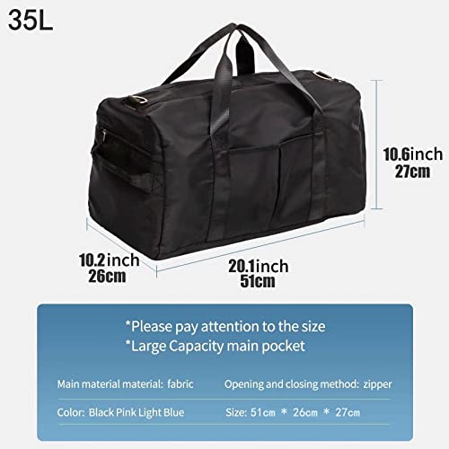 Sports Duffel Bags with Cosmetic Gym Bag for Women Men Travelling Waterproof Bag with Wet Pocket and Shoe Compartment2