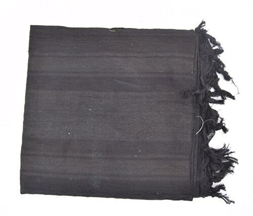 Military Surplus British Army Shemagh Scarf- In Olive, Black & Tan (Black)