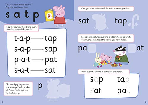 Peppa Pig: Practise with Peppa: First Phonics: Sticker Activity Book - Image 2
