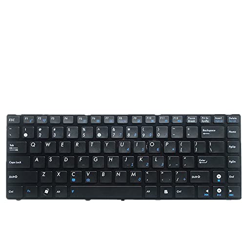 Clavier de rechange pour ASUS P43 P43E P43S P43SJ noir version américaine