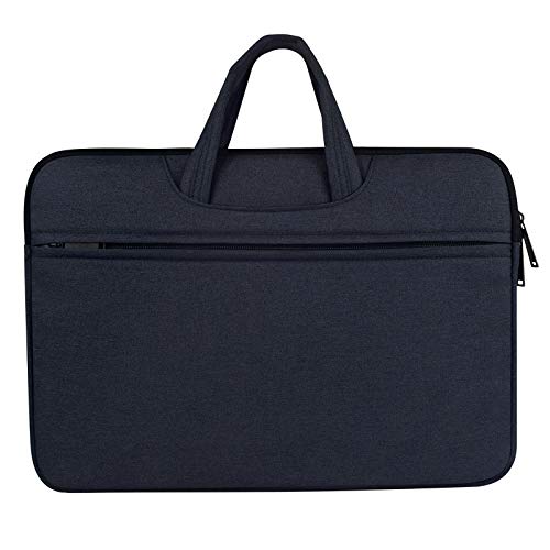 Preisvergleich Produktbild Schlankes Design, geringes Gewicht Atmungsaktiv Verschleißfeste Schulter Hand Reißverschluss-Laptop-Tasche, for 14-Zoll-Macbook (schwarz), schlankes Design, geringes Gewicht und leicht zu tragen