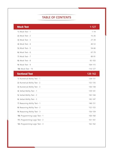 EduGorilla TCS Ninja Preparation Book 2023 - 10 Full Length Mock Tests and 12 Sectional Tests (1100 Solved Objective Questions) with Free Access to Online Tests – vue 3