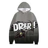 ISaikoy Anime Durarara Hoodie Sweatshirt Izaya Orihara Jacket Hoody Pullovers Sweater Costume