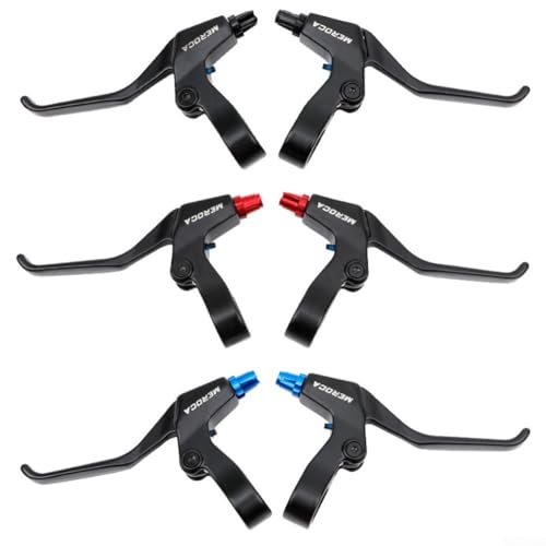 Besttoolifes Palancas de freno de carretera de aluminio ultraligeras de 4 dedos, estilo para bicicletas de montaña sensibles, plegables, más eléctrico, fácil de usar, aleación de frenado y rendimiento