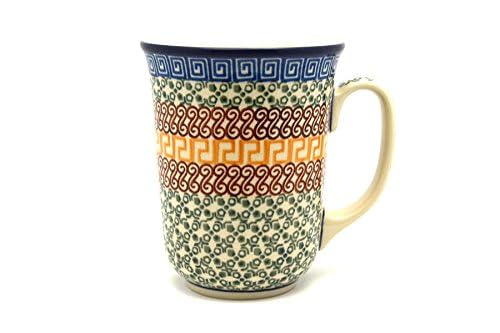 Taza de cerámica Polish Pottery 16 oz Bistro miniatura 2