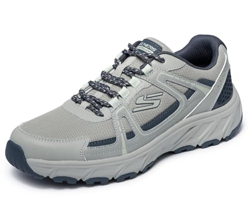 Skechers Uomo 2026 Hillcrest 2.0 Sabbaday Falls Scarpe - Grigio Chiaro - UK 10.5