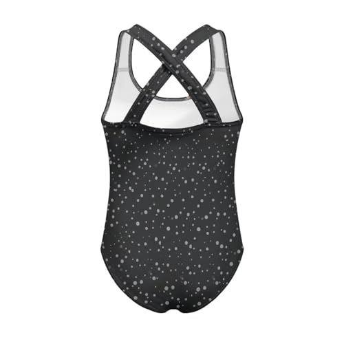 Image of One Piece Swimsuit Girls Cross-Back Bathing Suit 5-14Y Kids Swimwear Cute Swimsuits Sleeveless Bathing Suits