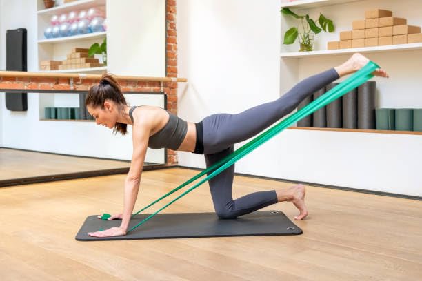 nEUtRO Resistance Flat Band for Exercise, Strength, Stretching, Yoga, Pilates, Chair Exercises & Rehab – Durable Fitness Band for All Age Group -Men & Women (Green - Medium Strength)-image-31