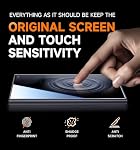 MAGIC JOHN 2 Pack for Samsung Galaxy S24 Ultra Privacy Glass Screen Protector 6.8 inch, Anti-spy Tempered Glass Film, Auto Dust-Elimination Installation, Bubble Free, Case Friendly, Anti-Scratch