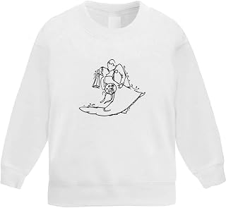 Azeeda 'Wedding Couple' Kid's Sweatshirt/Jumper (5-6 Years) (KW00043292)