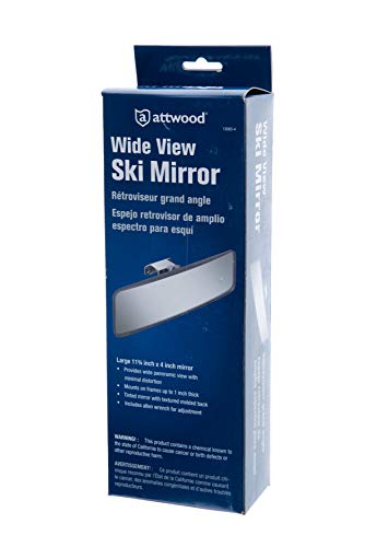 Attwood 13065-4 Adjustable Wide-View Water Ski Rear View Boat Mirror #TOP3