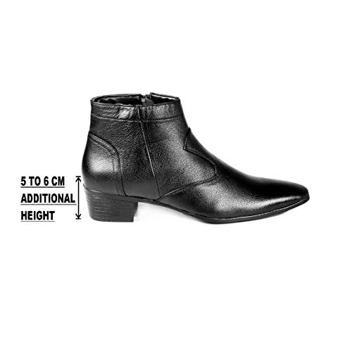 Image of BXXY Men's Height Increasing Formal Faux Leather Boots