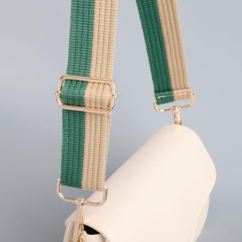 Image of chushui Woven Stripe Purse Straps,Replacement Crossbody Wide Shoulder Adjustable Strap for Bag Handbags