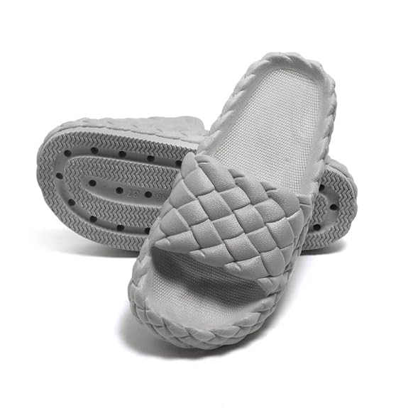 Image of Women's Anti-Skid Comfort Slippers | Soft Cushioned Eva Footbed Lightweight Slides for Summer | Girls Platfoam Slip-On Footwear for Home Indoor & Outdoor Use Flip Flop