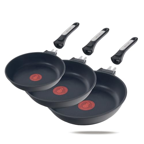 ECODE® Juego de Sartenes de Inducción Antiadherentes 20/24/28 cm ...