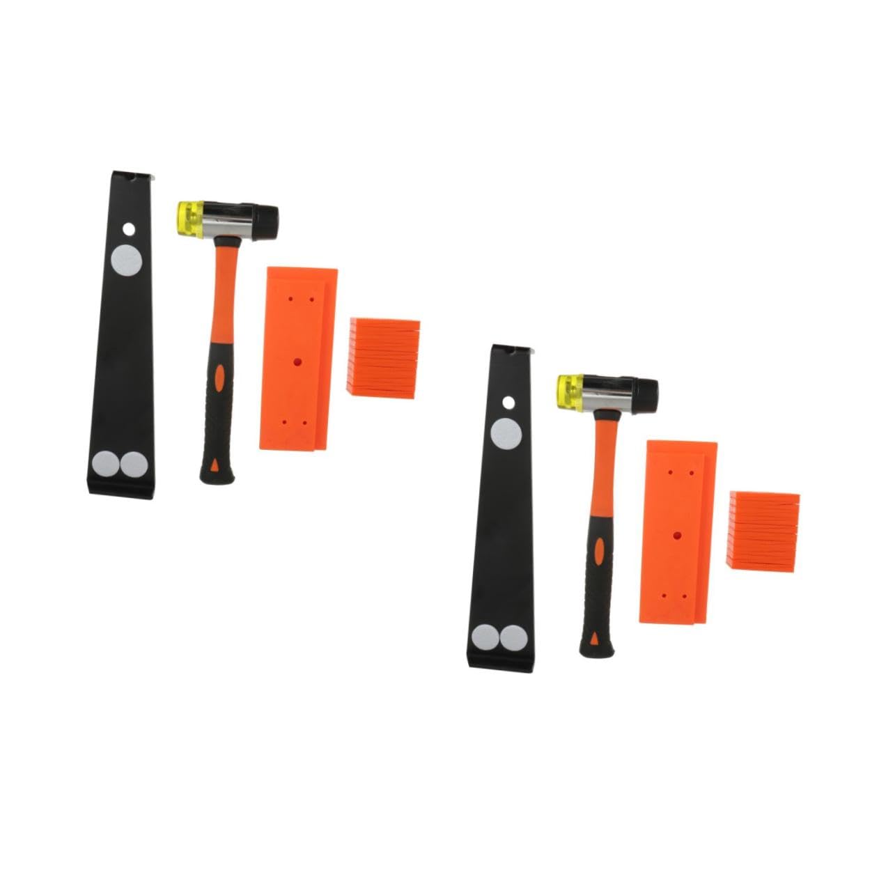Mikikit 2 Set Attrezzi Per Pavimenti in Legno Più in Forma Mastice Per Armadi Strumento Vinile Pialla Martelli Pavimenti in Listoni Di Vinile Pavimento Riparazione Casa Acciaio Al Carbonio