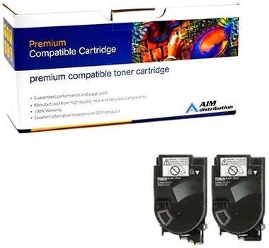 AIM Compatible Replacement for Pitney Bowes CS-180/230 Black Toner Cartridge 2/PK-11500 Page Yield 4053-4232PK