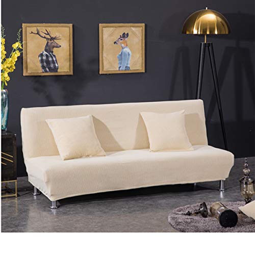 Housse de canapé extensible sans accoudoirs finitions soignées imprimé W6 - 4