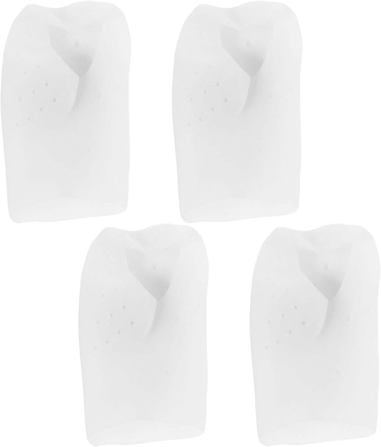 Invisible Silicone Heel Lift Insoles 5.0cm Height Increase Shoe Inserts with Anti-Slip Gel Cushion, Breathable Invisible Heel Pads for Men and Women, 2 Pairs (4pcs) Foot Support