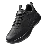 Moudn Zapatos de Cocina para Hombre Antideslizantes Impermeables para Chef. Zapatos Profesionales para Hombre cómodos Deportivos y Acolchados