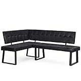 OPTIMALE GRÖßEN – Dieser moderne Eckbank ist für Sie in 2 Farbe (Wildleder Optik Braun und Anthrazit) und beide Seite (Schenkel links und Schenkel rechts) erhältlich und somit passend für jedes Einrichtungsmaß. Wählen Sie jetzt Ihren Favoriten.